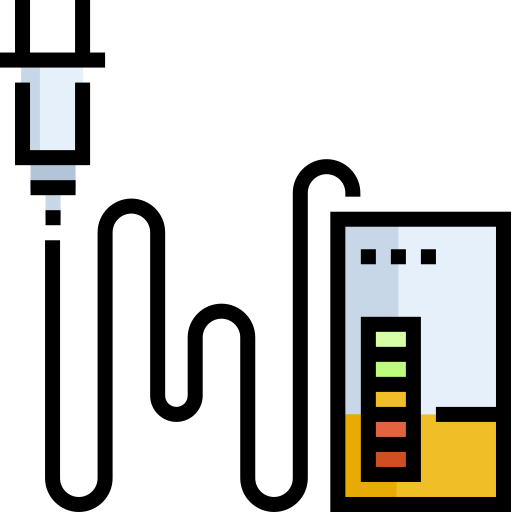 Аккумулятор Detailed Straight Lineal color иконка