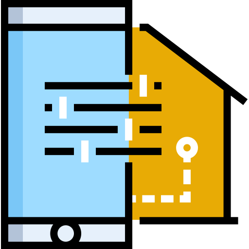 haus Detailed Straight Lineal color icon