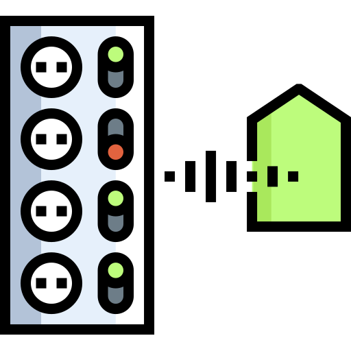 プラグ Detailed Straight Lineal color icon