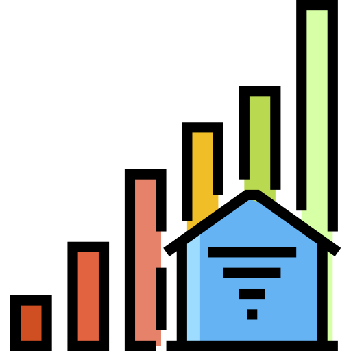 Отчет о доме Detailed Straight Lineal color иконка