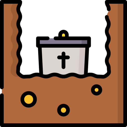 beerdigung Special Lineal color icon