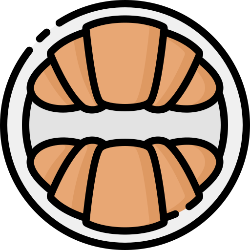 Croissant Special Lineal color Ícone