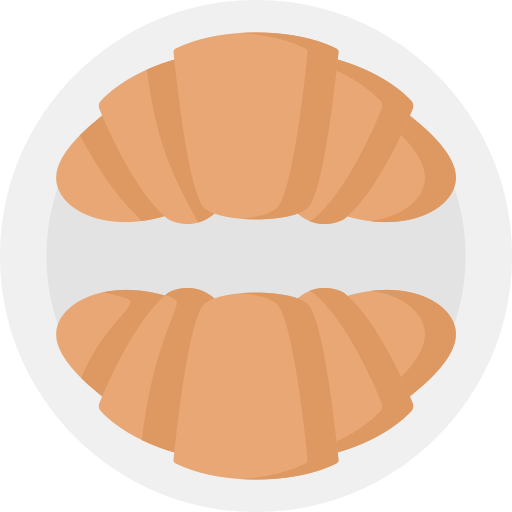 Croissant Special Flat Ícone