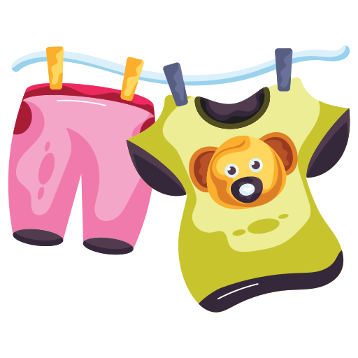 secando ropa Generic Sticker Color Fill icono