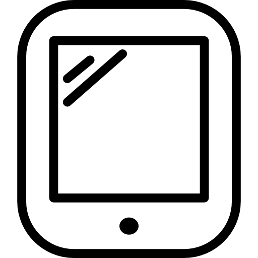 pantalla de tableta  icono