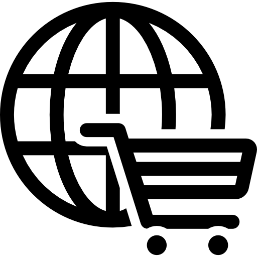 commercio globale  icona