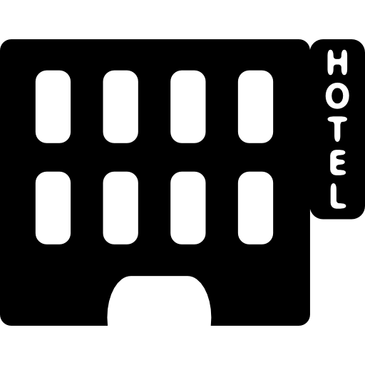 hotel gebouw  icoon