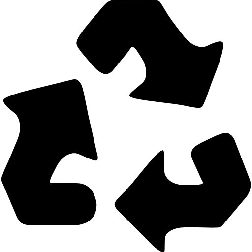dibujar flechas de reciclaje  icono