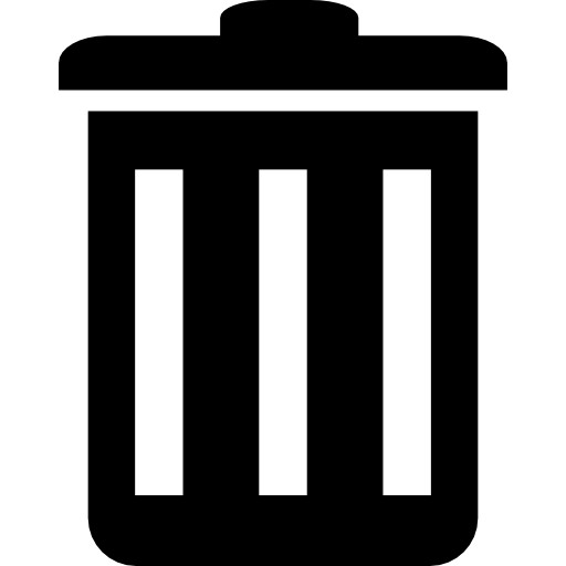 Closed Trash bin  icon
