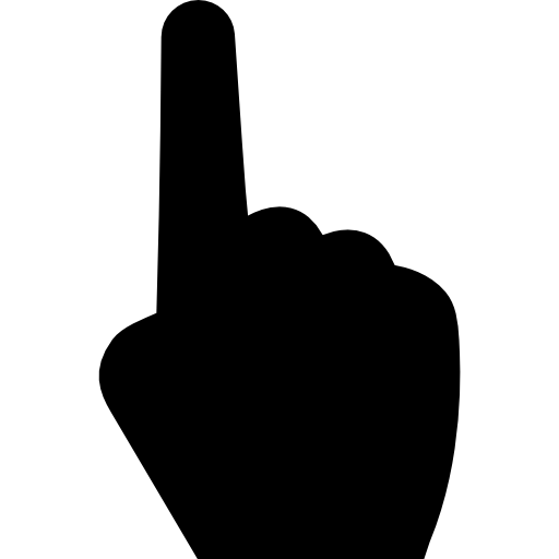 Finger up  icon