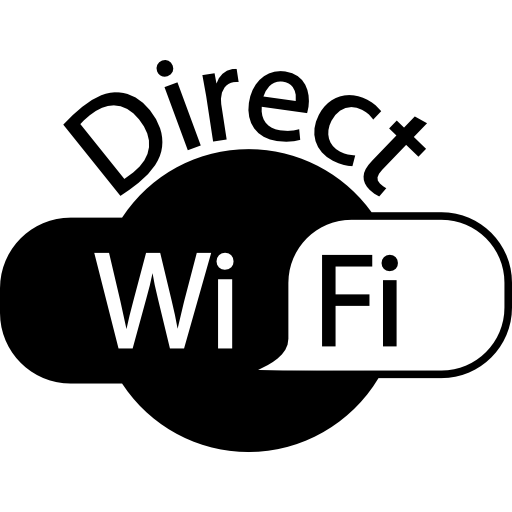 bezpośrednie logo wi-fi  ikona
