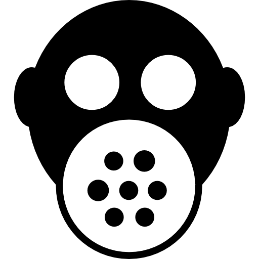Gas mask  icon