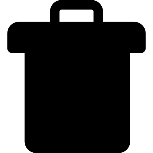 カバー付きゴミ箱  icon