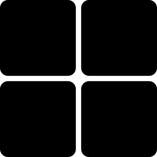4つの丸い正方形  icon