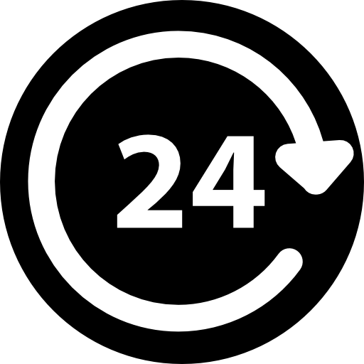 24 시간 매일 서비스  icon