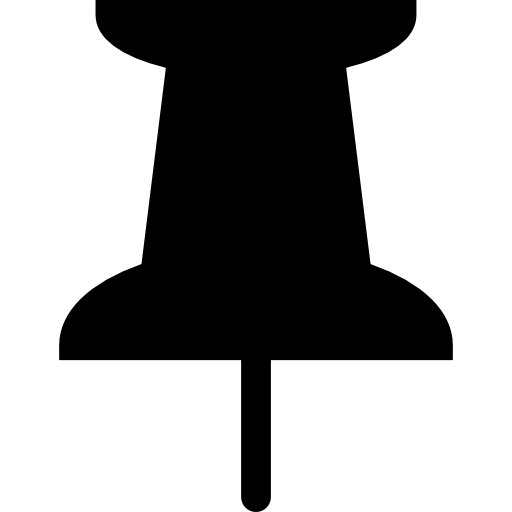 Vertical pin  icon