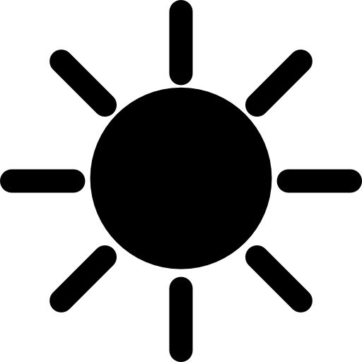 helderheidssymbool  icoon