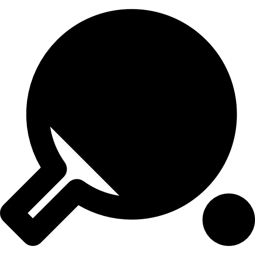 attrezzatura da ping pong  icona