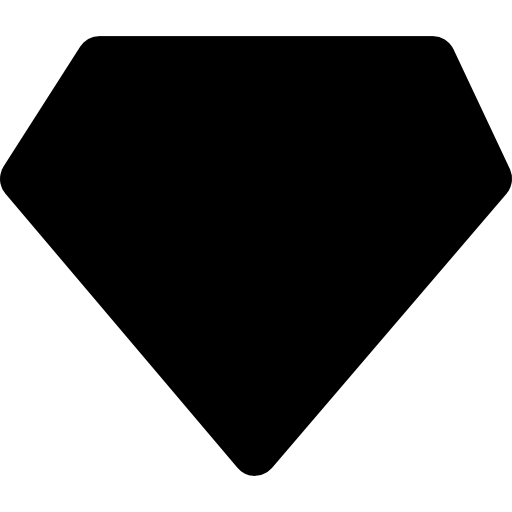 forma de diamante  icono