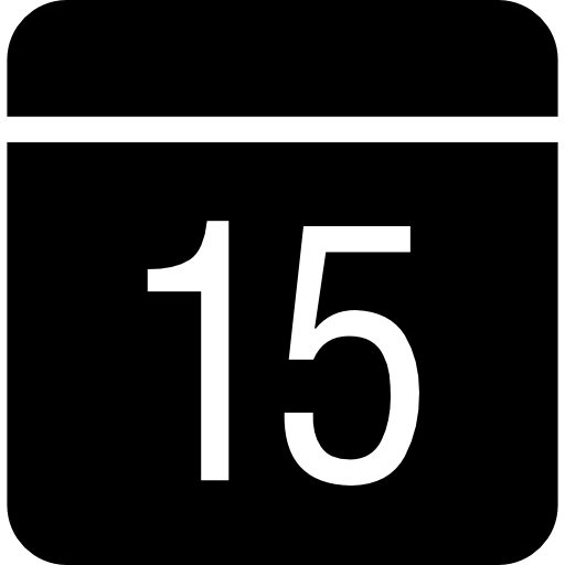 dag vijftien  icoon