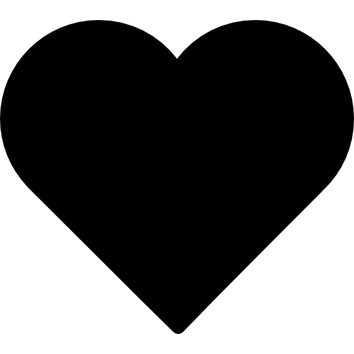 forma de corazón de san valentín  icono