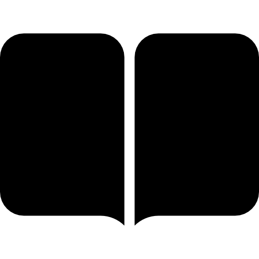 páginas de libro abierto  icono