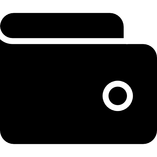 pusty otwarty portfel  ikona