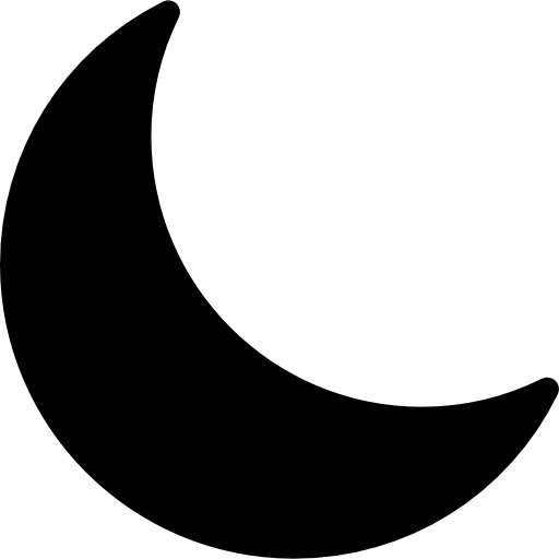 croissant de lune  Icône