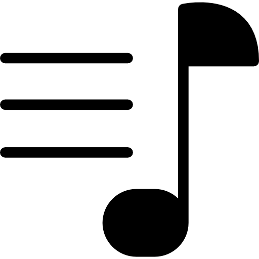 options de musique  Icône