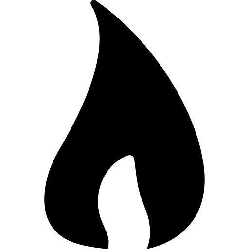płomień ognia  ikona