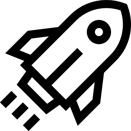 ロケット Basic Straight Lineal icon