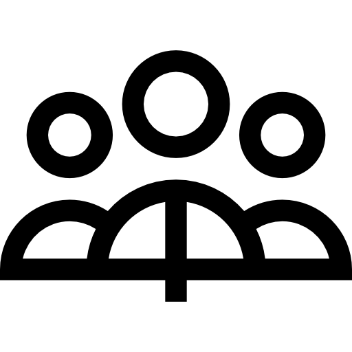 medewerkers Basic Straight Lineal icoon
