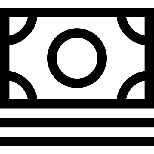 dólar Basic Straight Lineal icono