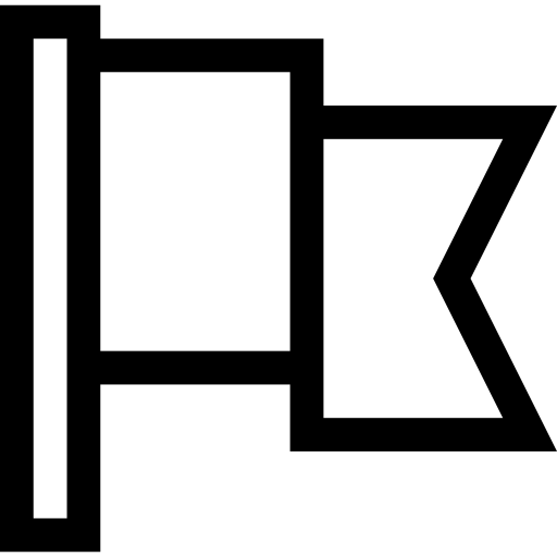 깃발 Basic Straight Lineal icon
