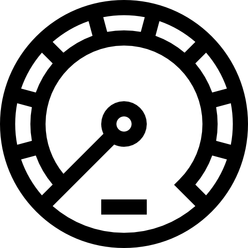 tachometer Basic Straight Lineal icon