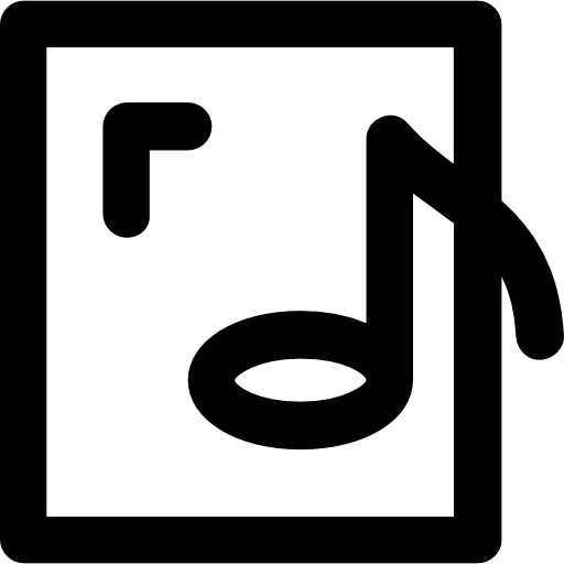Music file Vector Market Bold Rounded icon