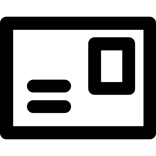 ポストカード Vector Market Bold Rounded icon