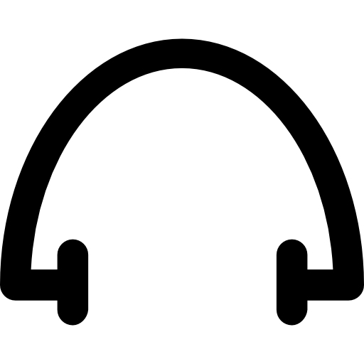 Headphones Vector Market Bold Rounded icon