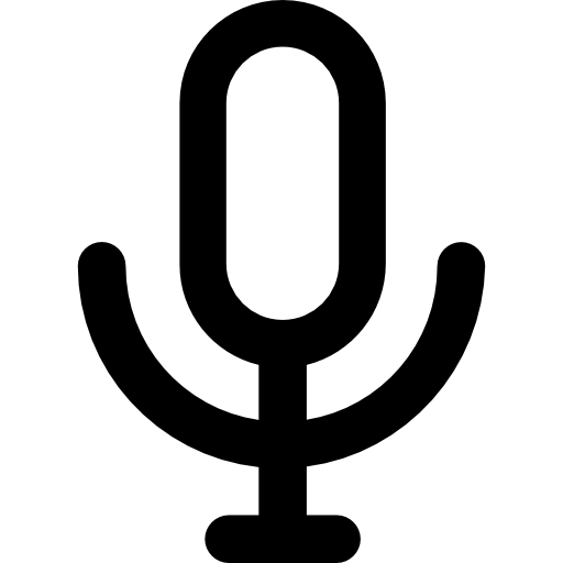 Microphone Vector Market Bold Rounded icon