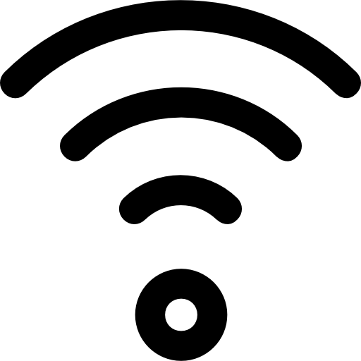 wi-fi Vector Market Bold Rounded ikona