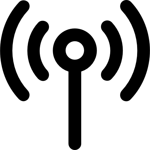 wifi Vector Market Bold Rounded icoon