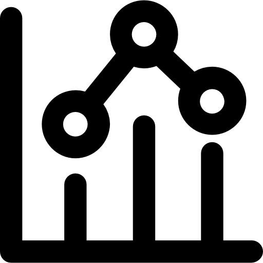 Stats Vector Market Bold Rounded icon