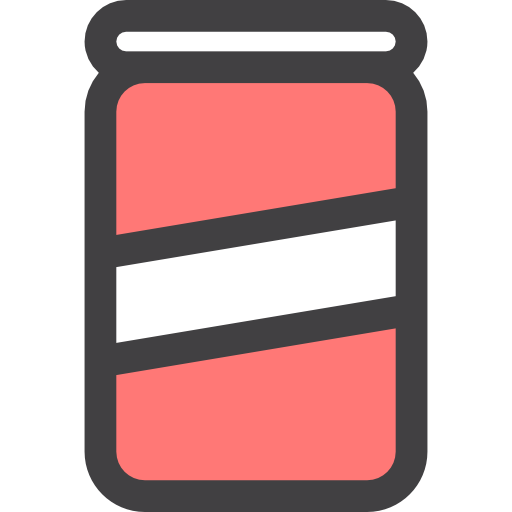 탄산 음료 Detailed Rounded Lineal color icon