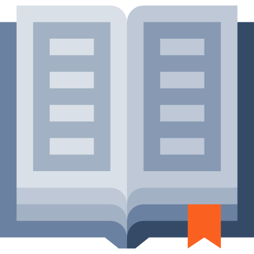 libro de contabilidad Basic Straight Flat icono