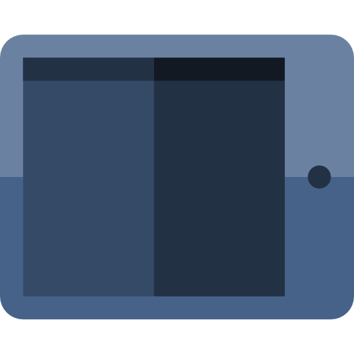 태블릿 Basic Straight Flat icon