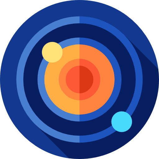 astronomía Flat Circular Flat icono