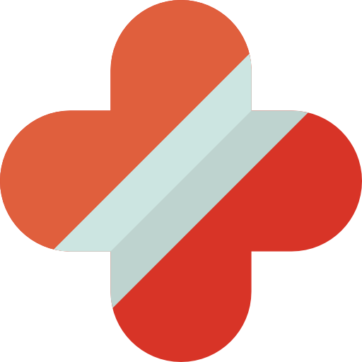 czerwony krzyz Special Flat ikona