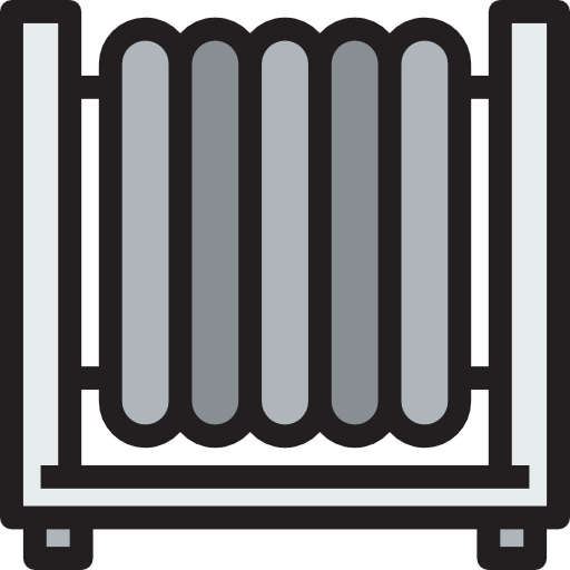 calentador Detailed Straight Lineal color icono