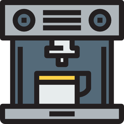 Coffee machine Detailed Straight Lineal color icon