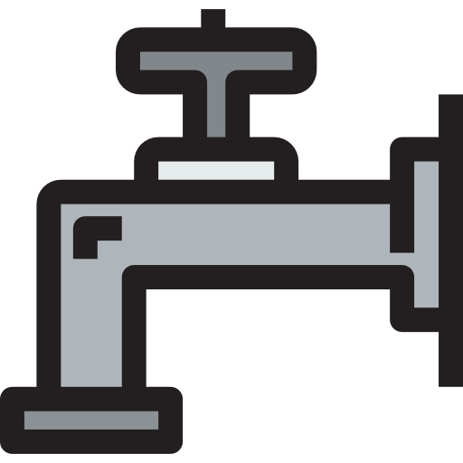 Faucet Detailed Straight Lineal color icon
